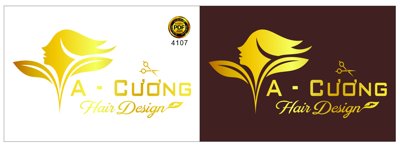 File gốc Vector logo A Cường Hair design file pdf (in ấn) không giới hạn