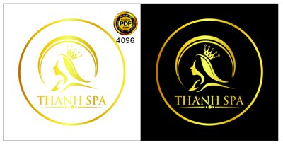 Tải file gốc Vector logo Thanh Spa - làm đẹp file PDF (bản PSD) chỉnh sửa được