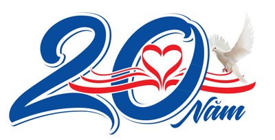 File gốc Vector logo kỷ niệm 20 năm trường học file corel (in 3D) cho trang trí