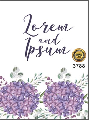 File tranh Vector wedding Invitation #23 file PDF (gốc) chủ đề con người