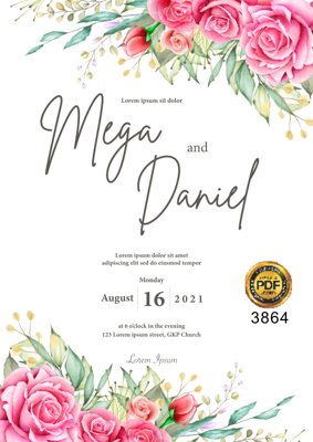 File gốc Vector wedding Invitation #99 file PDF (Filetranh.com) Vector wedding Invitation #99 file PDF
