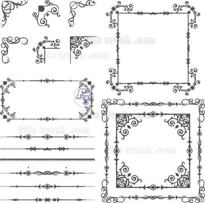 File tranh Vetores (1126) (gốc) in vải canvas