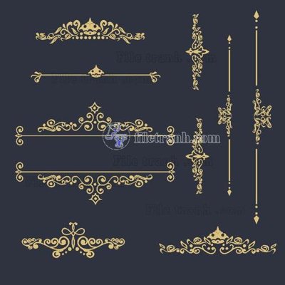 File gốc Vetores (1135) (in tráng gương) sang trọng