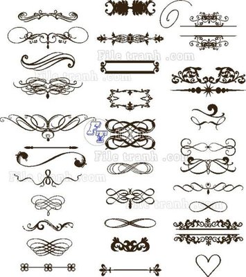 File tranh ảnh gốc Vetores (1181) dùng cho in khổ lớn