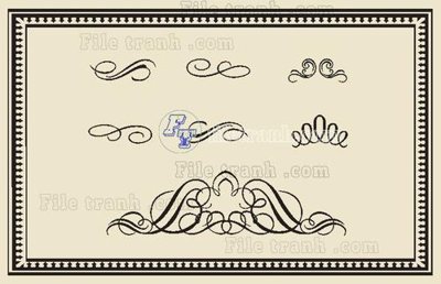 File gốc Vetores (1192) (in lụa) tranh phong thủy