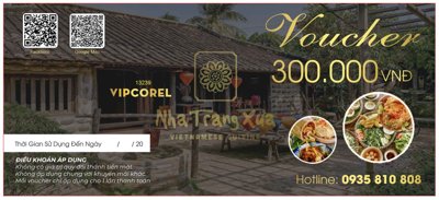 File in trần Voucher nhà hàng Nha Trang Xưa vector (file gốc) phong thủy