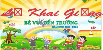 File in trần backdrop khai giang truong mam non (4) (file gốc) xuyên sáng