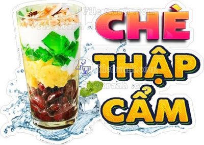 File PSD che thap cam (gốc) tách lớp chi tiết