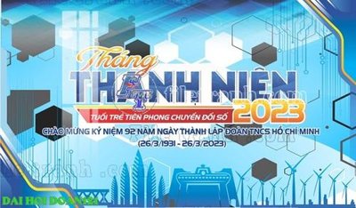 File PSD File thiết kế mẫu pano phông tranh đại hội đoàn 121 (gốc) cho in quảng cáo