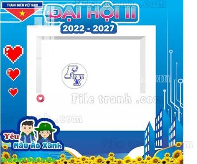 Tải file File thiết kế mẫu pano phông tranh đại hội đoàn 126 (gốc) làm file thiết kế