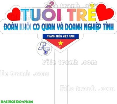 Tải file File thiết kế mẫu pano phông tranh đại hội đoàn 164 (gốc) in tranh tráng gương