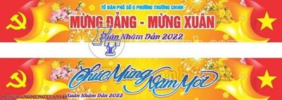 File in mica File thiết kế mẫu tranh mừng đảng mừng xuân MX141 (bản gốc) làm vách ngăn