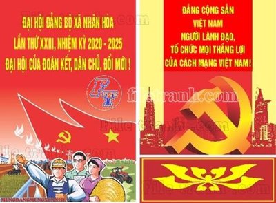 File in mica File thiết kế mẫu tranh mừng đảng mừng xuân MX151 (ảnh gốc) đẹp