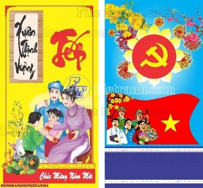 File tranh quảng cáo File thiết kế mẫu tranh mừng đảng mừng xuân MX154 (download file gốc)