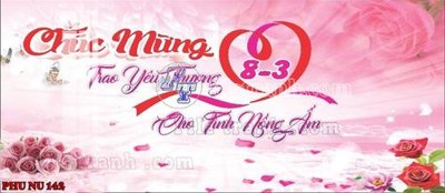 File PSD File mẫu phông sân khấu quốc tế phụ nữ 8/3 mã 142 (gốc) cho in quảng cáo