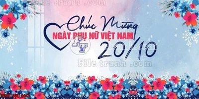 File gốc File mẫu phông sân khấu quốc tế phụ nữ 8/3 mã 160 (chuẩn màu) cho in offset
