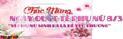 File gốc in ấn File mẫu phông sân khấu quốc tế phụ nữ 8/3 mã 207 chuẩn màu CMYK