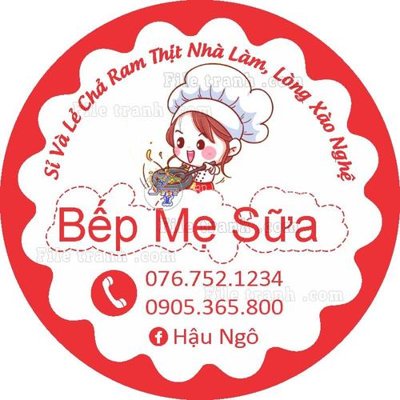 File in mica tem bep me sua (bản gốc) siêu trong