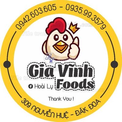 File gốc tem gia vinh food (trang trí) phòng trẻ em