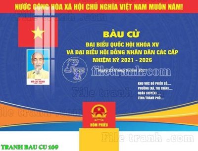 Download file File thiết kế mẫu pano phông tranh bầu cử 169 (chuẩn in) chất lượng cao