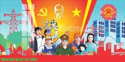 Tải về hình ảnh gốc File thiết kế mẫu pano phông tranh bầu cử 190 sắc nét