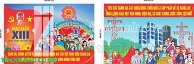 File tranh gốc PSD File thiết kế mẫu pano phông tranh bầu cử 195 còn nguyên layer