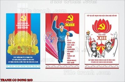 File tranh trang trí File thiết kế mẫu pano phông tranh cổ động 210 (file gốc)