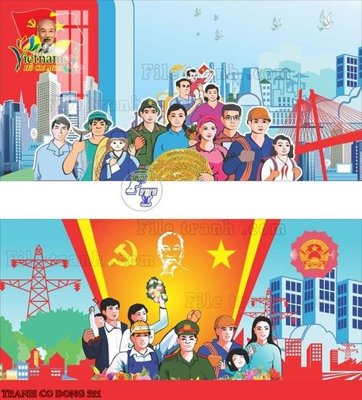 File PSD File thiết kế mẫu pano phông tranh cổ động 311 (bản gốc) đã tách nền