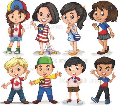 Mua file tranh gốc vector tre em 127 tại Filetranh.com