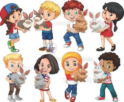 File gốc in tráng gương vector tre em 2 chi tiết