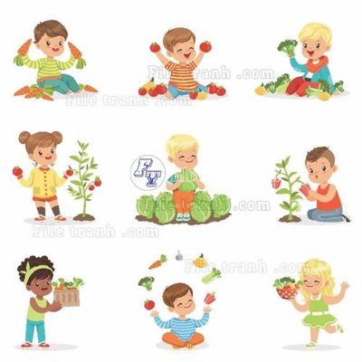 Tải file vector tre em 76 (gốc) làm file in ấn