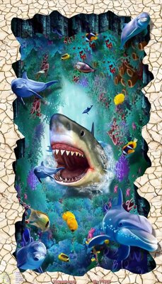 File tranh File in sàn nhà thảm gạch FTS15 (ảnh gốc) in trần nhà