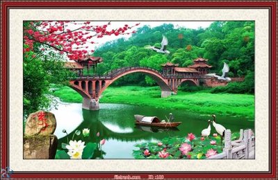 File ảnh Tranh phong thủy 100 (gốc) in backdrop sự kiện