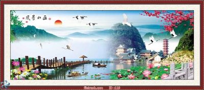 File tranh Tranh phong thủy 119 (ảnh gốc) chi tiết rõ ràng