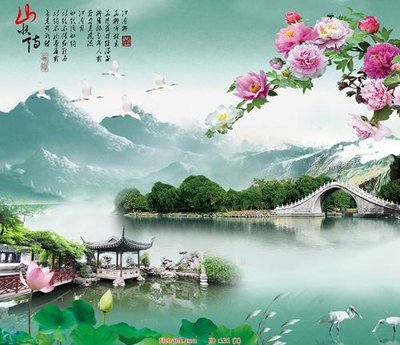 File gốc Tranh phong thủy 131 (phong cách) cổ điển