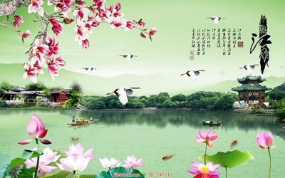 Chi tiết file gốc Tranh phong thủy 147 (cho in tráng gương)