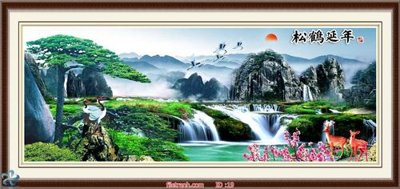 File ảnh Tranh phong thủy 19 (gốc) dùng in Pano