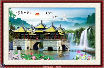 File tranh gốc Tranh phong thủy 37 chủ đề hiện đại