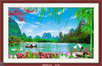 Download file gốc Tranh phong thủy 92 (in mica) 3D