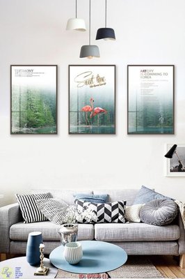 Download file gốc File tranh bộ bắc âu BA636 (in lụa) hoa lá