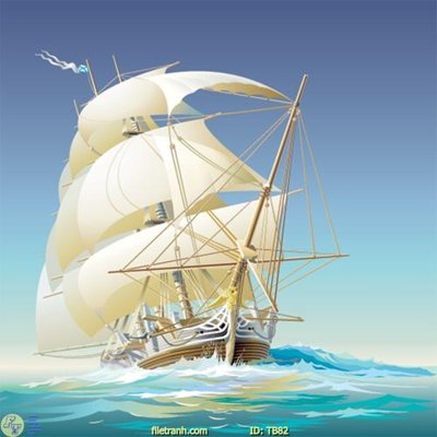 File tranh File thuận buồm xuôi gió TB82 (file gốc) chuẩn màu in