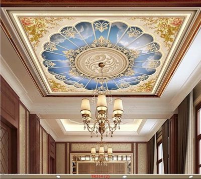 File gốc File psd trần 3d TR314 (trang trí) phòng làm việc