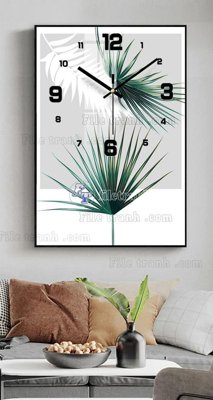 Tải file File tranh đồng hồ tráng gương BDH1060 (gốc) chủ đề phong thủy