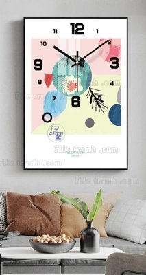 File gốc File tranh đồng hồ tráng gương BDH1064 (ảnh rõ nét) để in