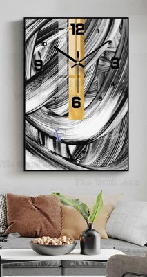 File in trần File tranh đồng hồ tráng gương BDH1070 (file gốc) xuyên sáng