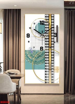 File tranh in tráng gương File tranh đồng hồ tráng gương BDH451 (siêu nét)