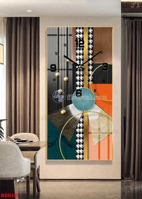 Download file File tranh đồng hồ tráng gương BDH452 (gốc) in mica bàn thờ