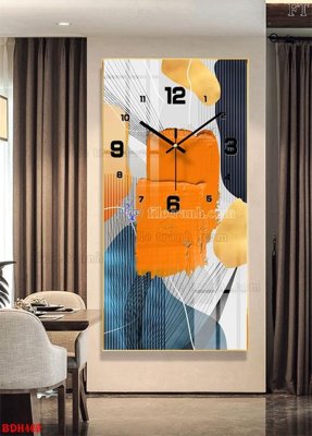 Tải file File tranh đồng hồ tráng gương BDH469 (ảnh gốc) in tranh kính