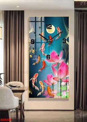 File gốc File tranh đồng hồ tráng gương BDH493 (PNG) trong suốt (transparent)