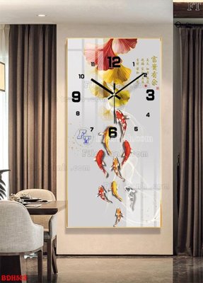 Tải file File tranh đồng hồ tráng gương BDH503 (gốc) làm tranh trang trí